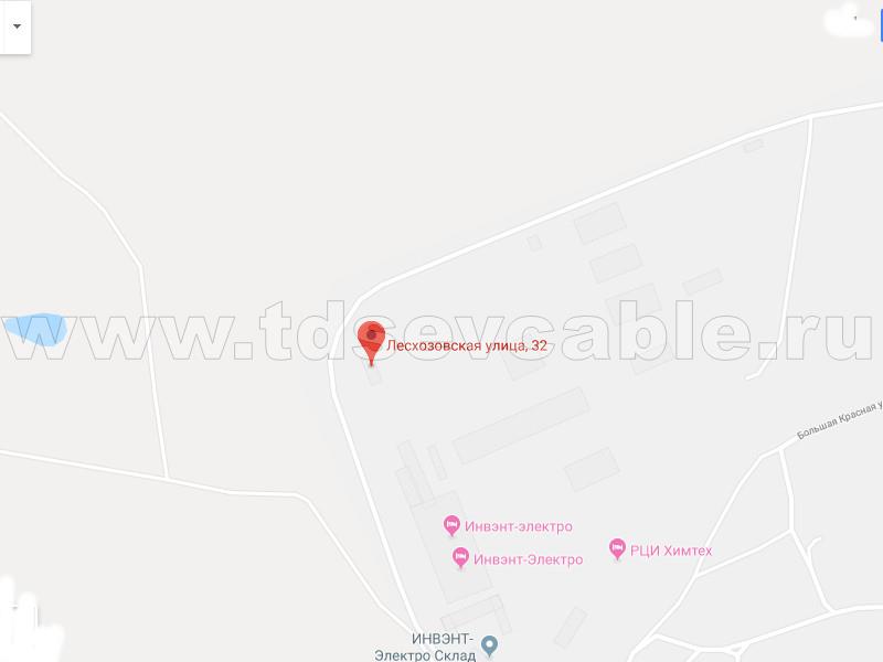 Расположение завода Таткабель